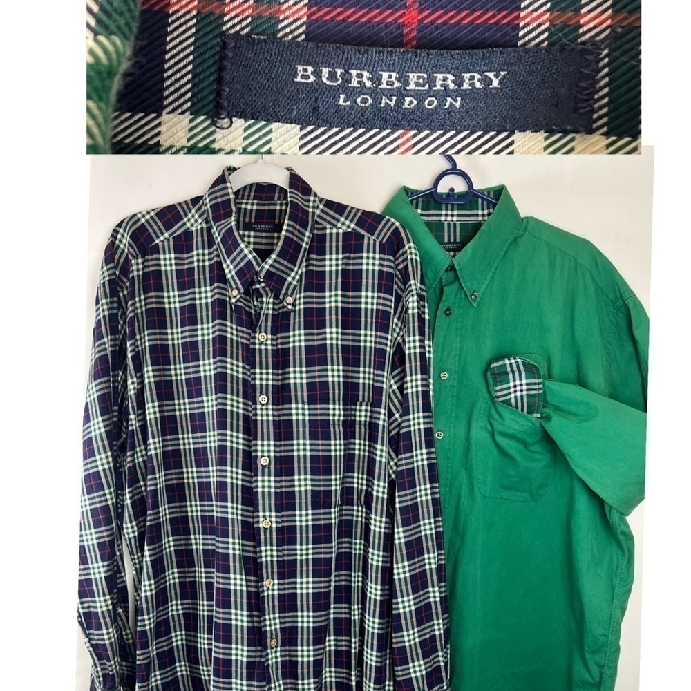 Burberry Plaid Long sleeve shirt XL